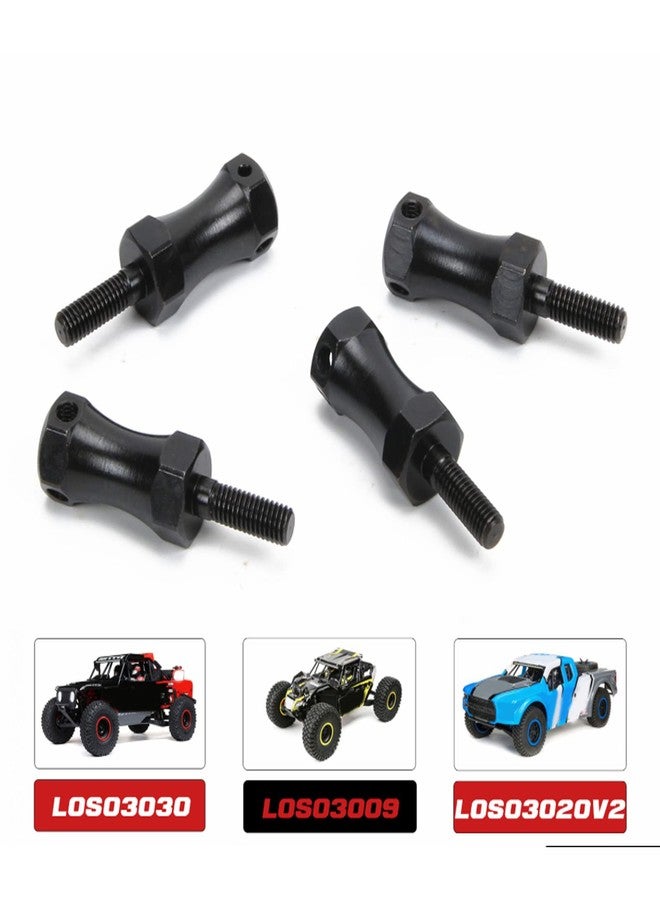 ZIZEV Wheel Extension Hex Drive Hub Adapter, Widen 20mm Steel Enhance Performance RC Extended Wheel Hex Coupler Black 42mm Length 12mm Hex Diameter for 1/10 RC Cars - Image 2